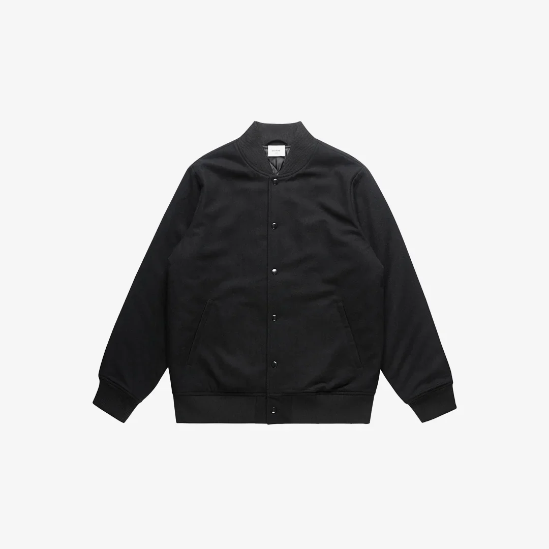 AS Colour Men's Felt Bomber Jacket