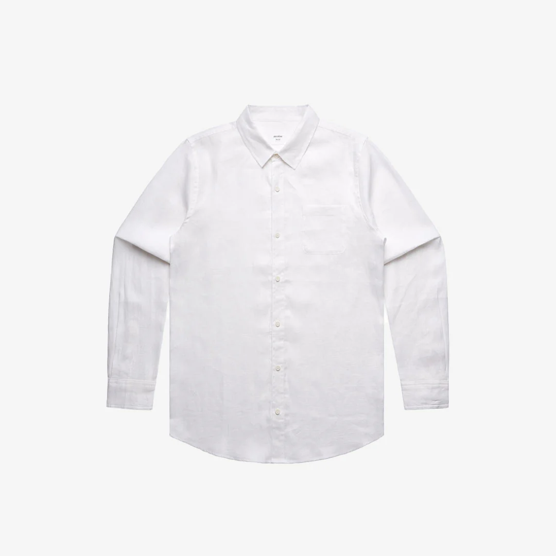 AS Colour Men's Linen Long Sleeve Shirt - Image 3