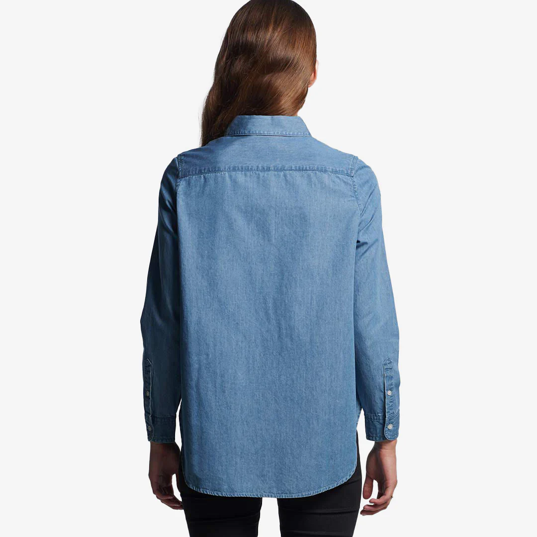 AS Colour Women's Blue Denim Shirt - Image 6