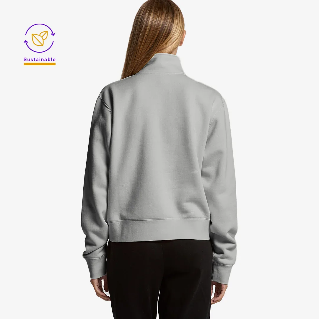 AS Colour Women's Stencil Half Zip Fleece Pullover - Image 14