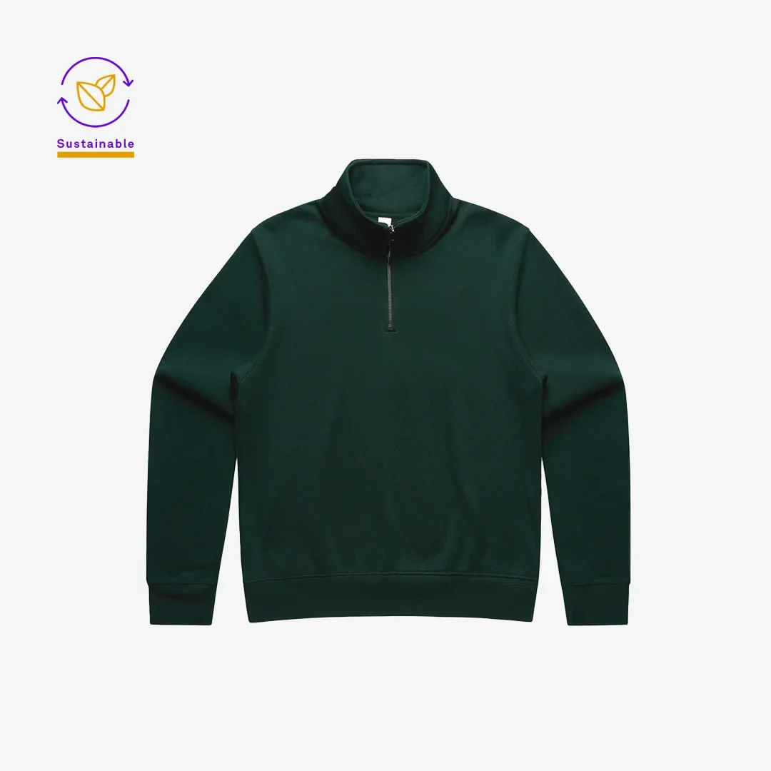 AS Colour Women's Stencil Half Zip Fleece Pullover - Image 4