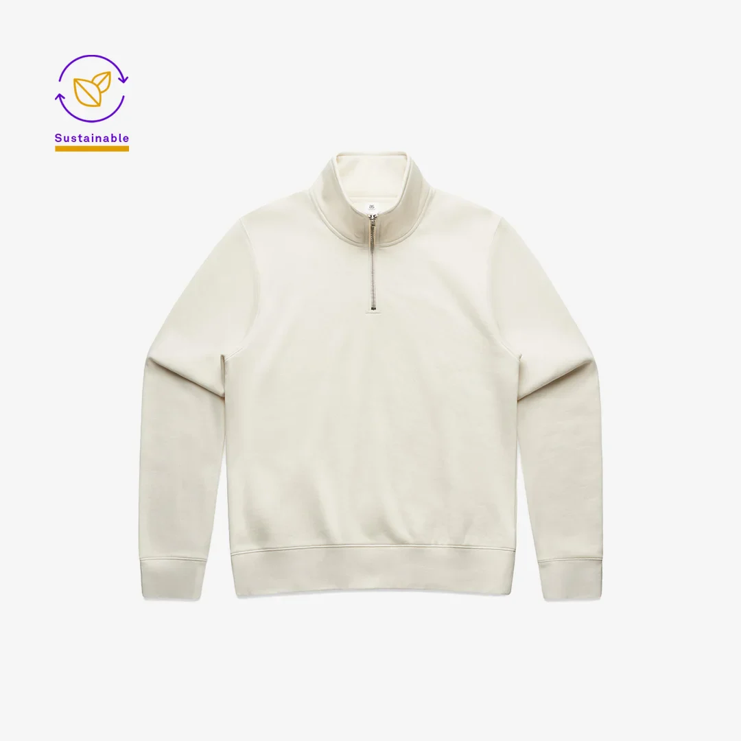 AS Colour Women's Stencil Half Zip Fleece Pullover - Image 8