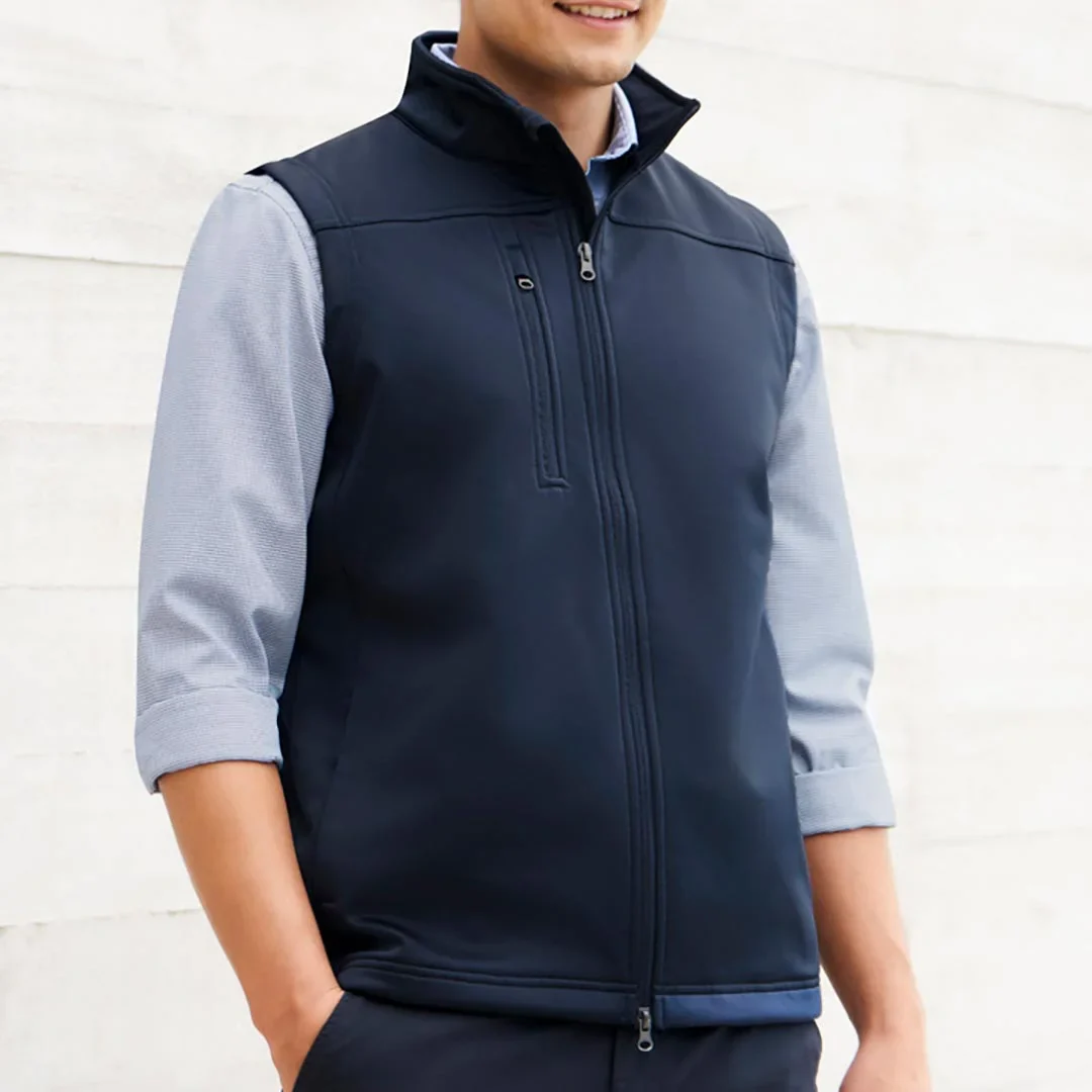 Biz Collection Men's Softshell Vest - Image 2