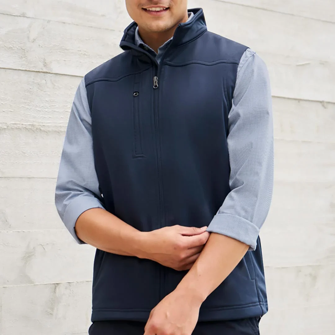 Biz Collection Men's Softshell Vest - Image 6