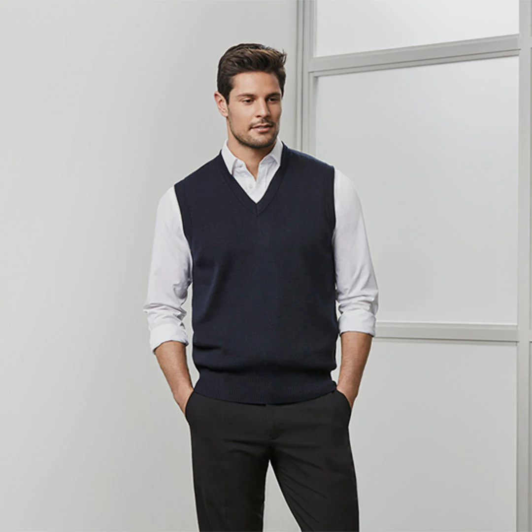 Biz Collection Men's Woolmix Vest - Image 7