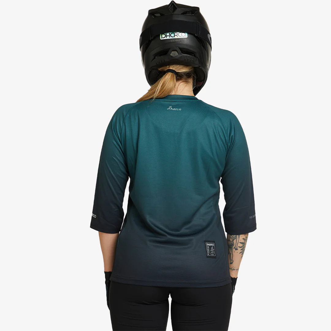 DHaRCO Custom Branded Women's 3/4 Sleeve MTB Jersey - Image 3