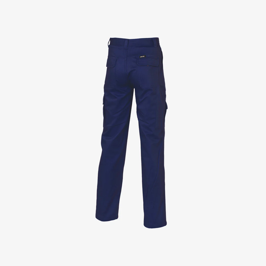DNC Men's Cotton Drill Cargo Work Pants - Image 4