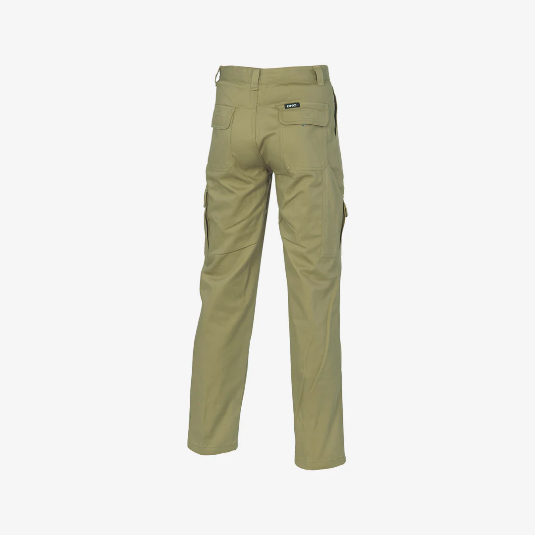 DNC Men's Cotton Drill Cargo Work Pants - Image 8