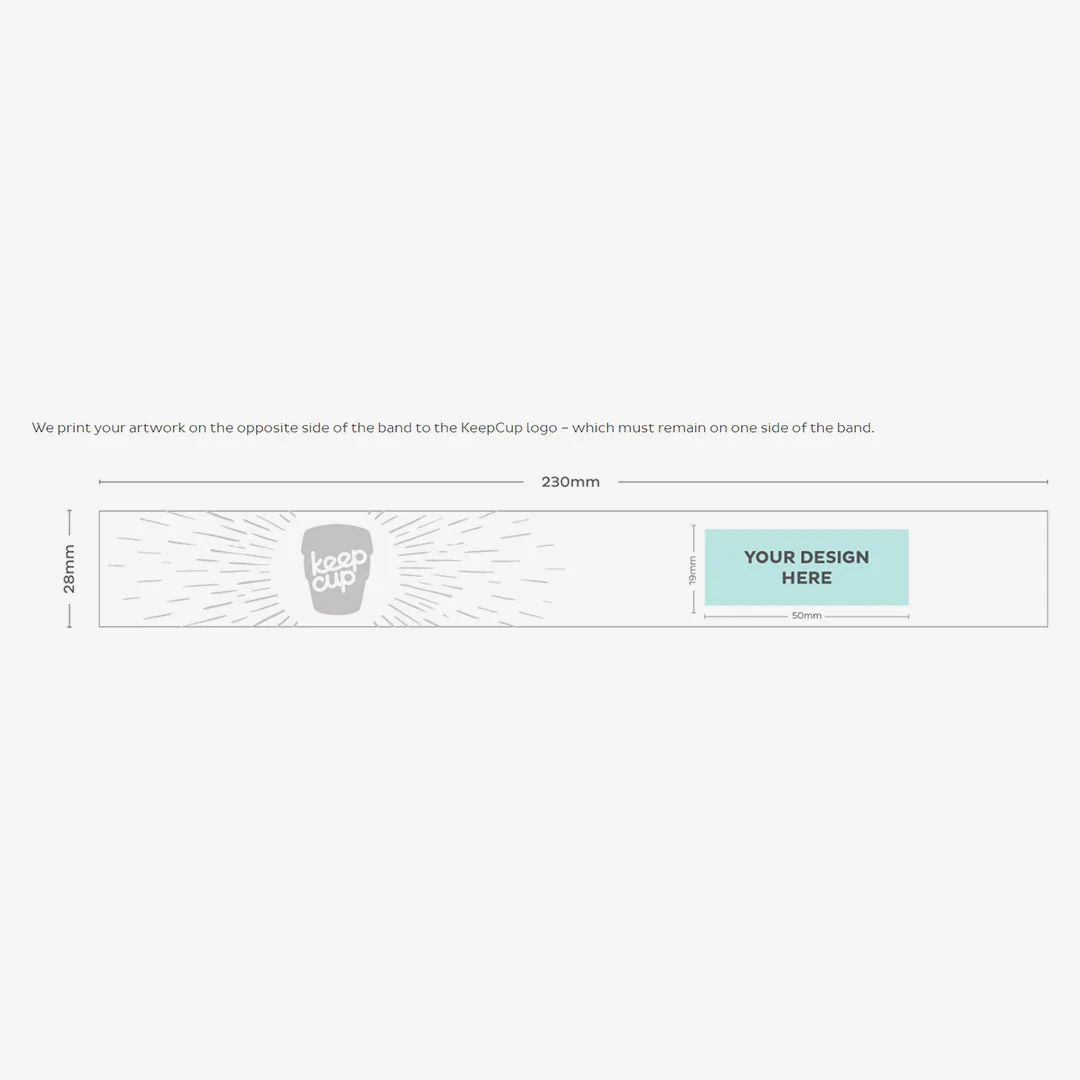 KeepCup Personalised Brew Glass Reusable Coffee Cup 12oz/340ml - Image 7