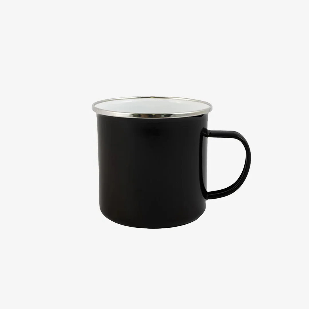 Logo Line 475ml Enamel Camping Mug - Image 2