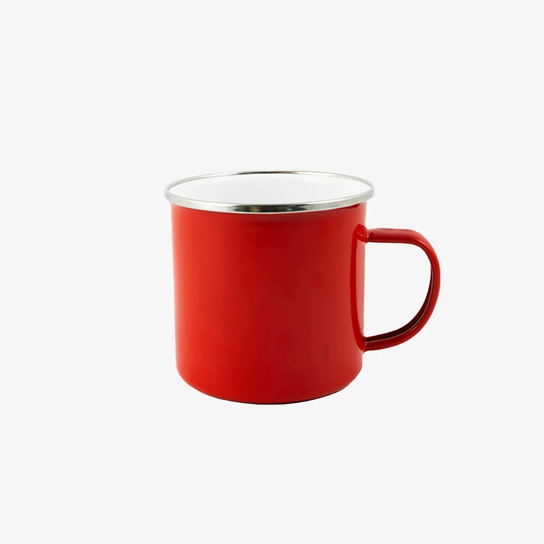 Logo Line 475ml Enamel Camping Mug - Image 4