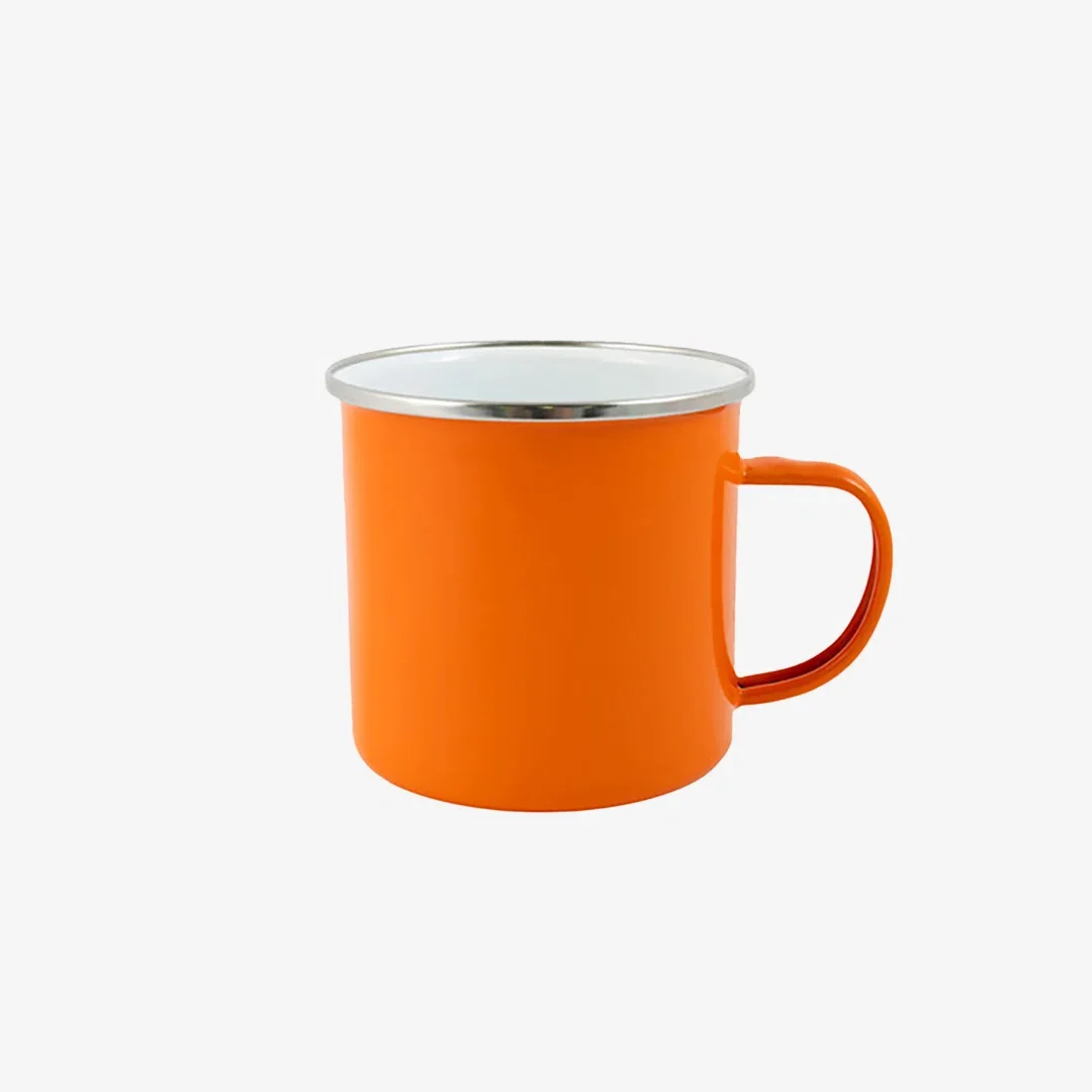 Logo Line 475ml Enamel Camping Mug - Image 8