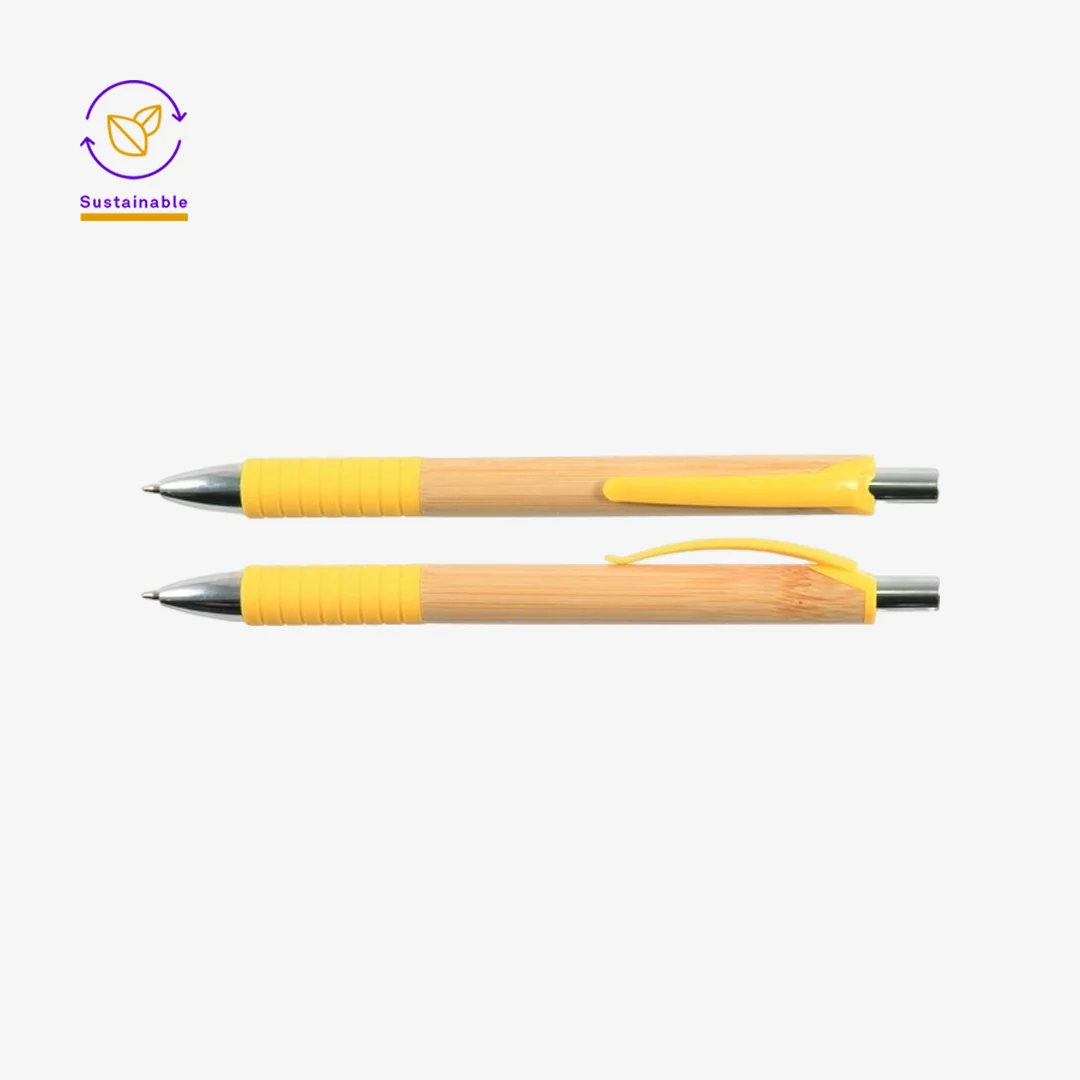 Logo Line Hornet Bamboo Pen - Image 2