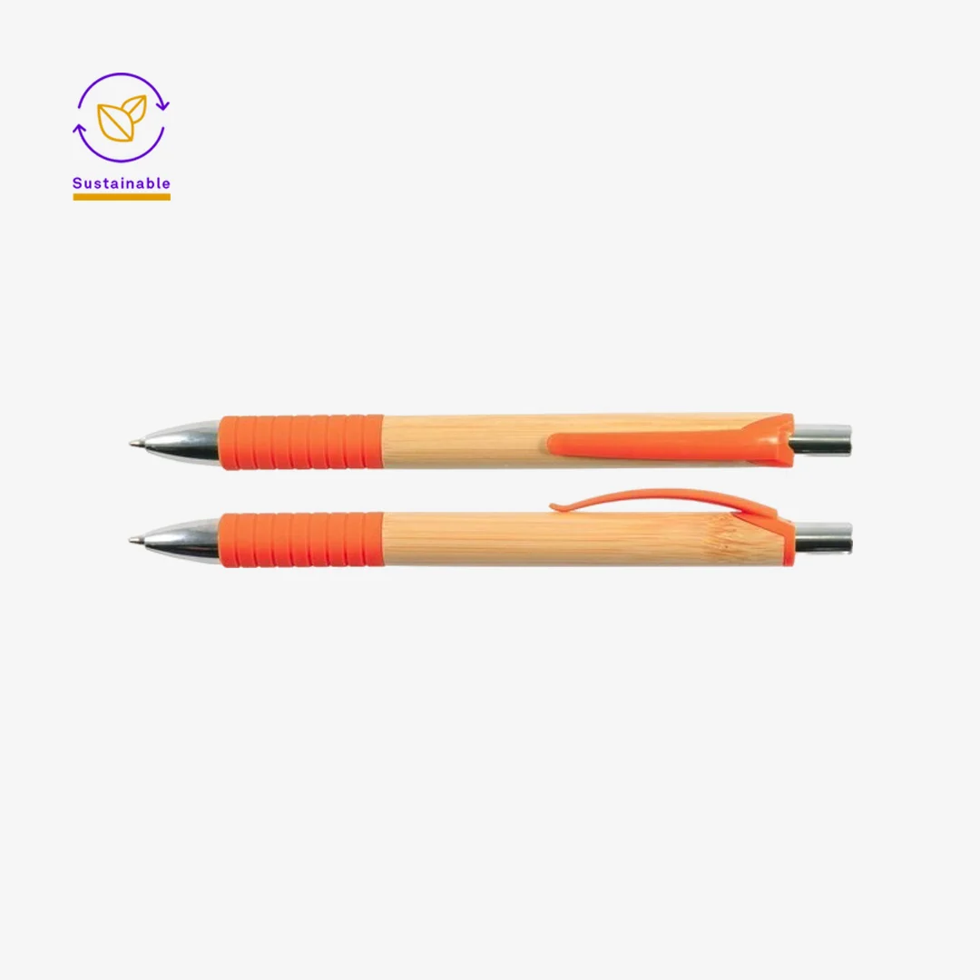 Logo Line Hornet Bamboo Pen - Image 3