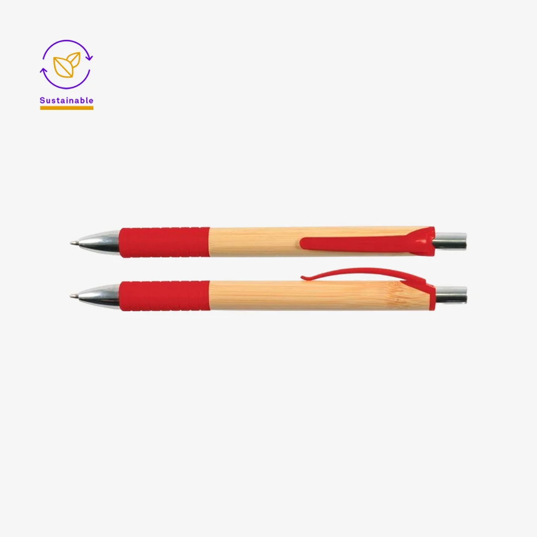 Logo Line Hornet Bamboo Pen - Image 4