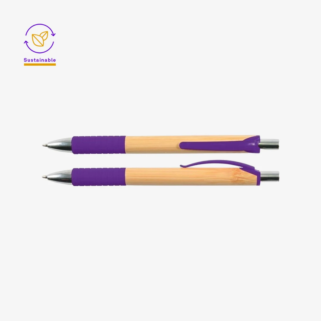 Logo Line Hornet Bamboo Pen - Image 5