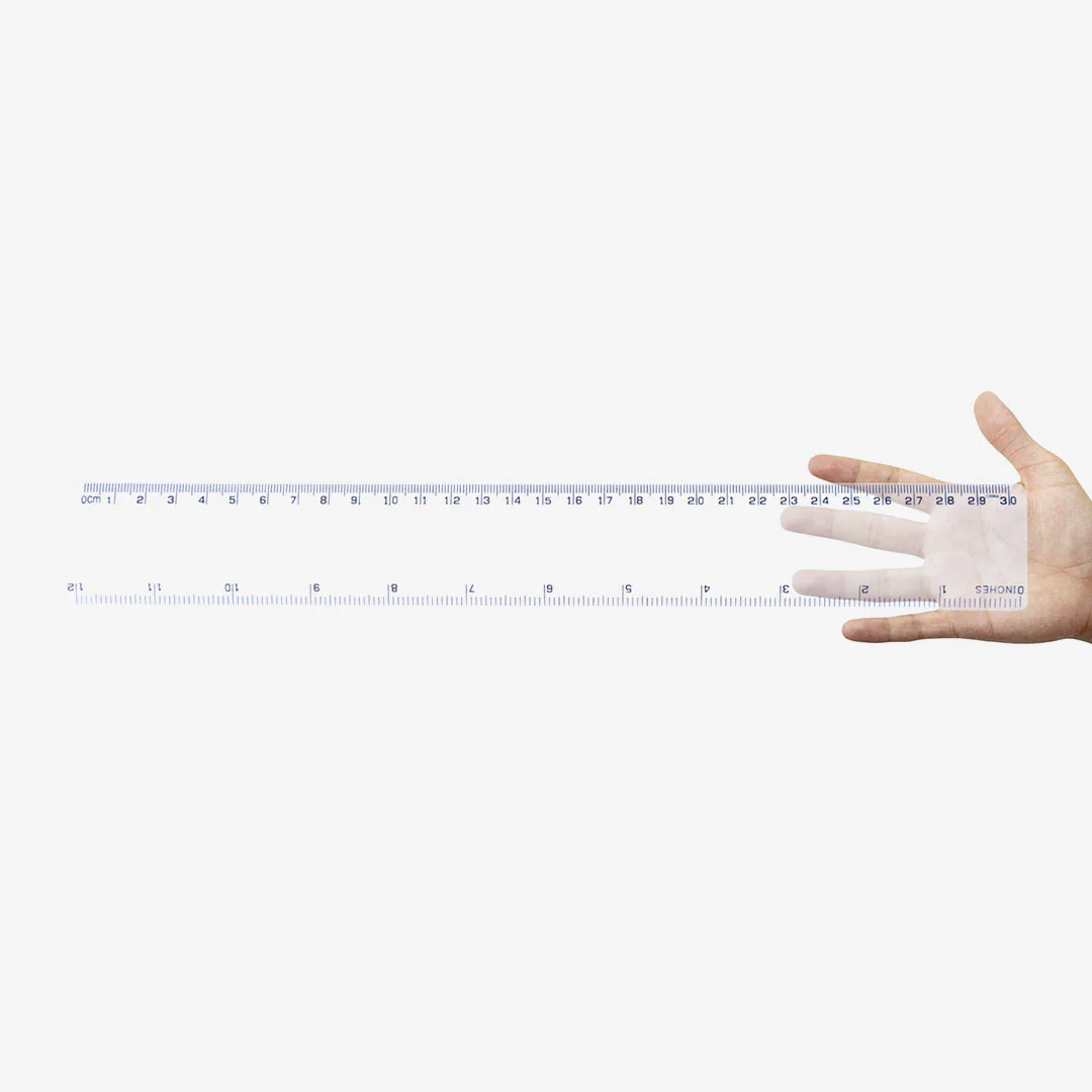 Logo Line Transparent 30cm Ruler