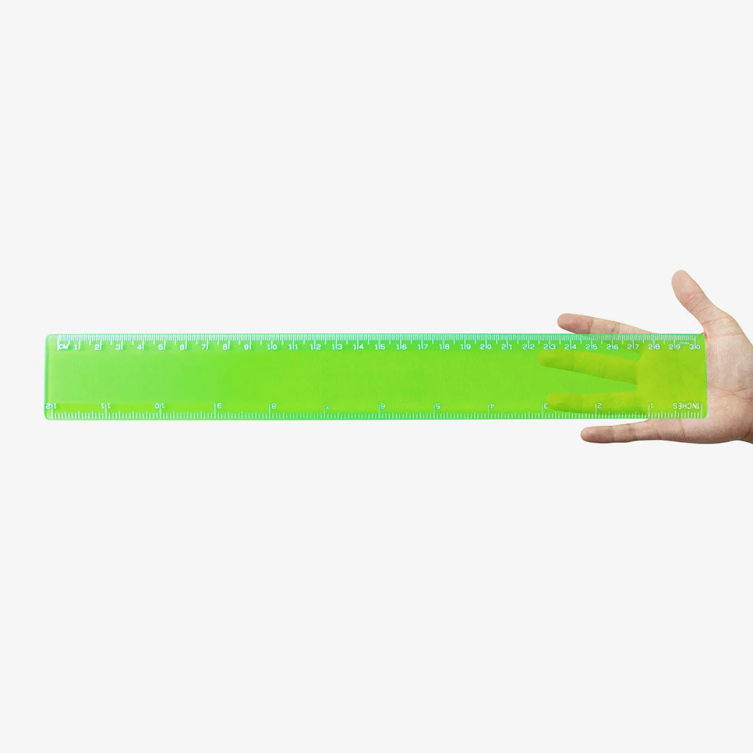 Logo Line Transparent 30cm Ruler - Image 3