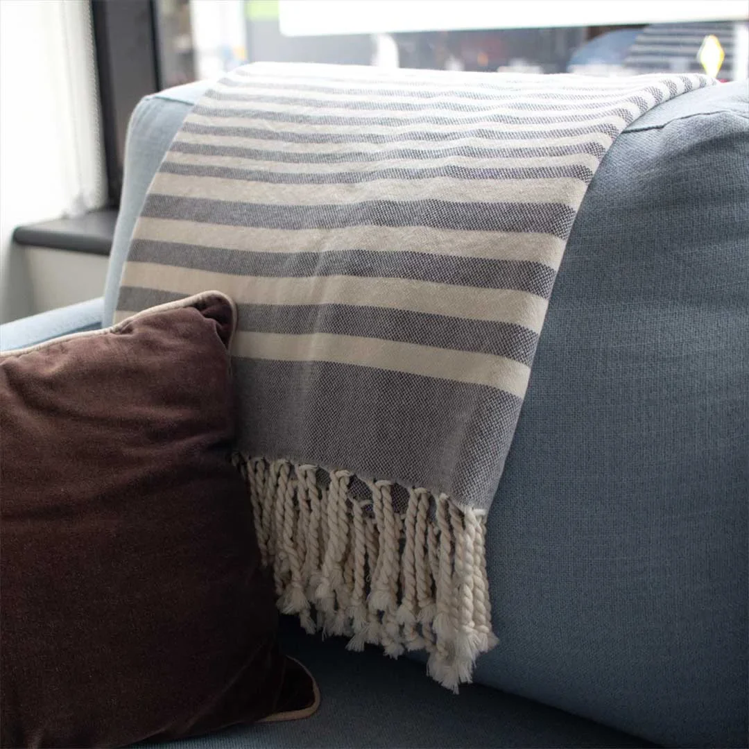 Hilana Upcycled Fethiye Throw Blanket - Image 2