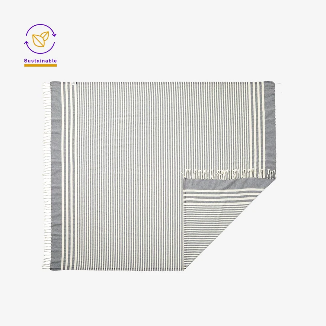 Hilana Upcycled Fethiye Throw Blanket - Image 3