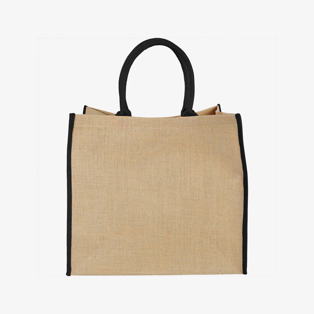 Large Eco Jute Tote - Image 9