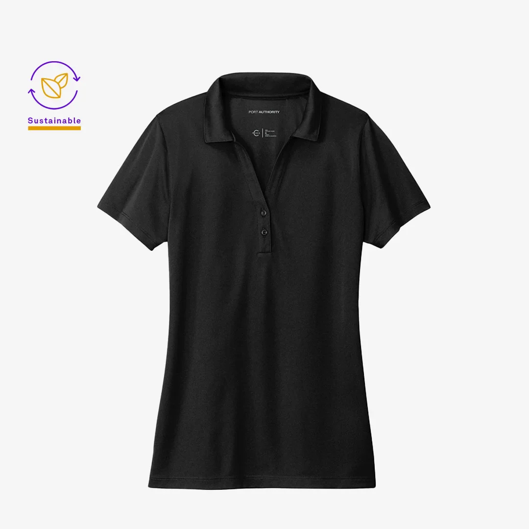 Port-Authority Women's Recycled Performance Polo Shirt - Image 4