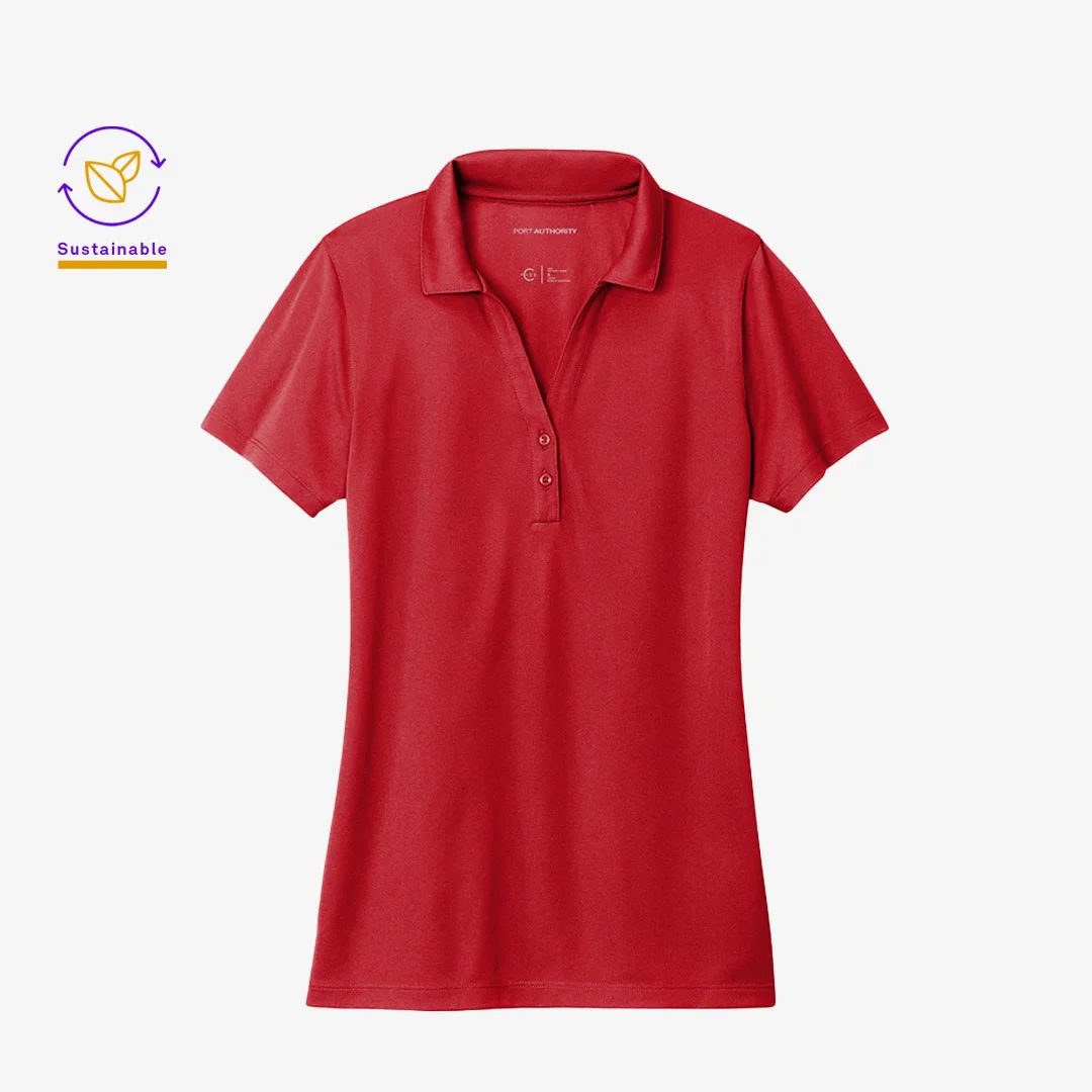 Port-Authority Women's Recycled Performance Polo Shirt - Image 6