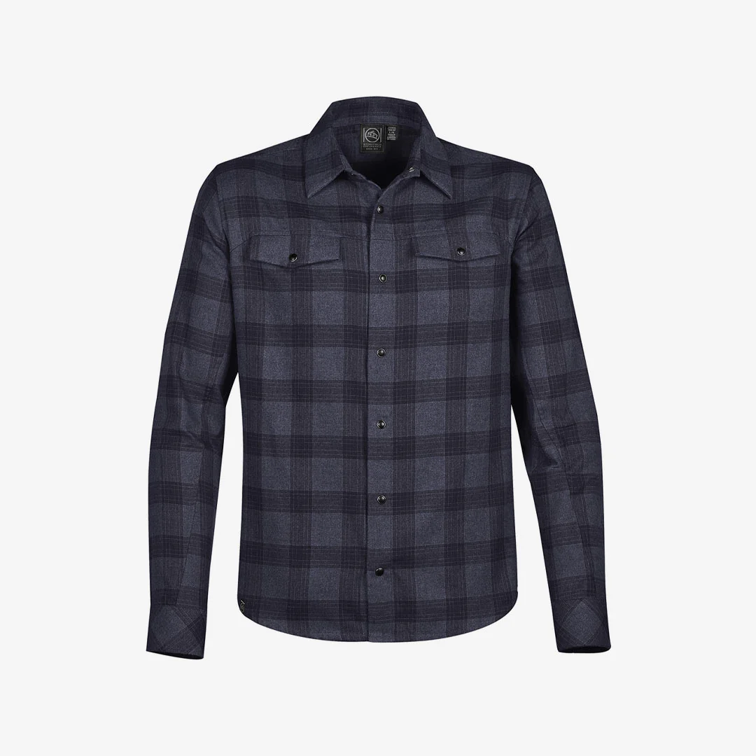 Stormtech Men's Logan Snap Front Flannel Shirt - Image 9