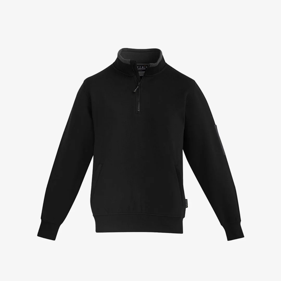Syzmik Unisex 1/4 Zip Brushed Fleece Work Pullover - Image 5