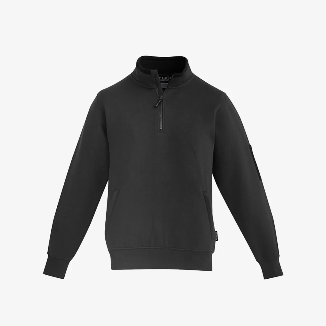 Syzmik Unisex 1/4 Zip Brushed Fleece Work Pullover - Image 7