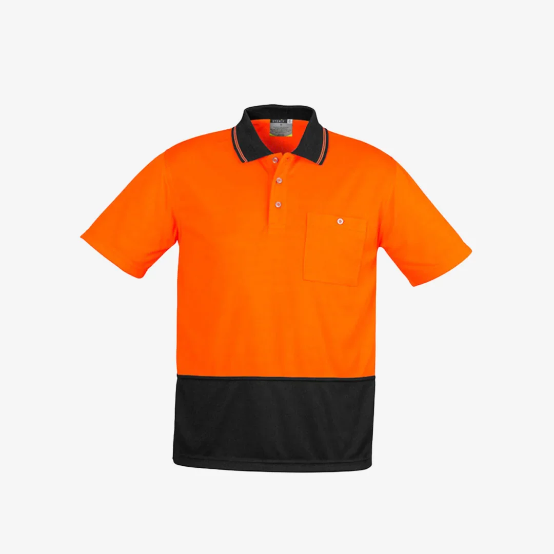 Syzmik Unisex HiVis Basic Short Sleeve Work Polo - Image 5