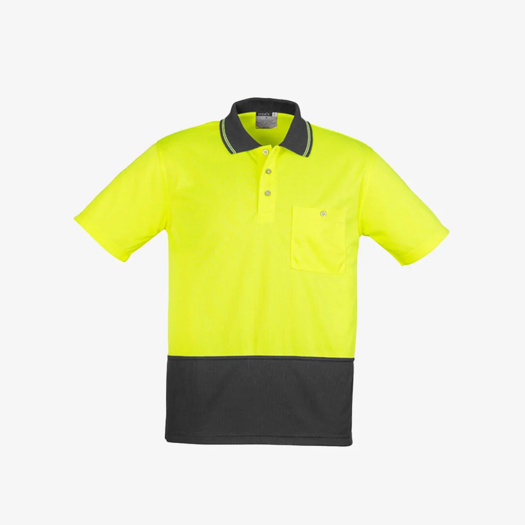 Syzmik Unisex HiVis Basic Short Sleeve Work Polo - Image 7