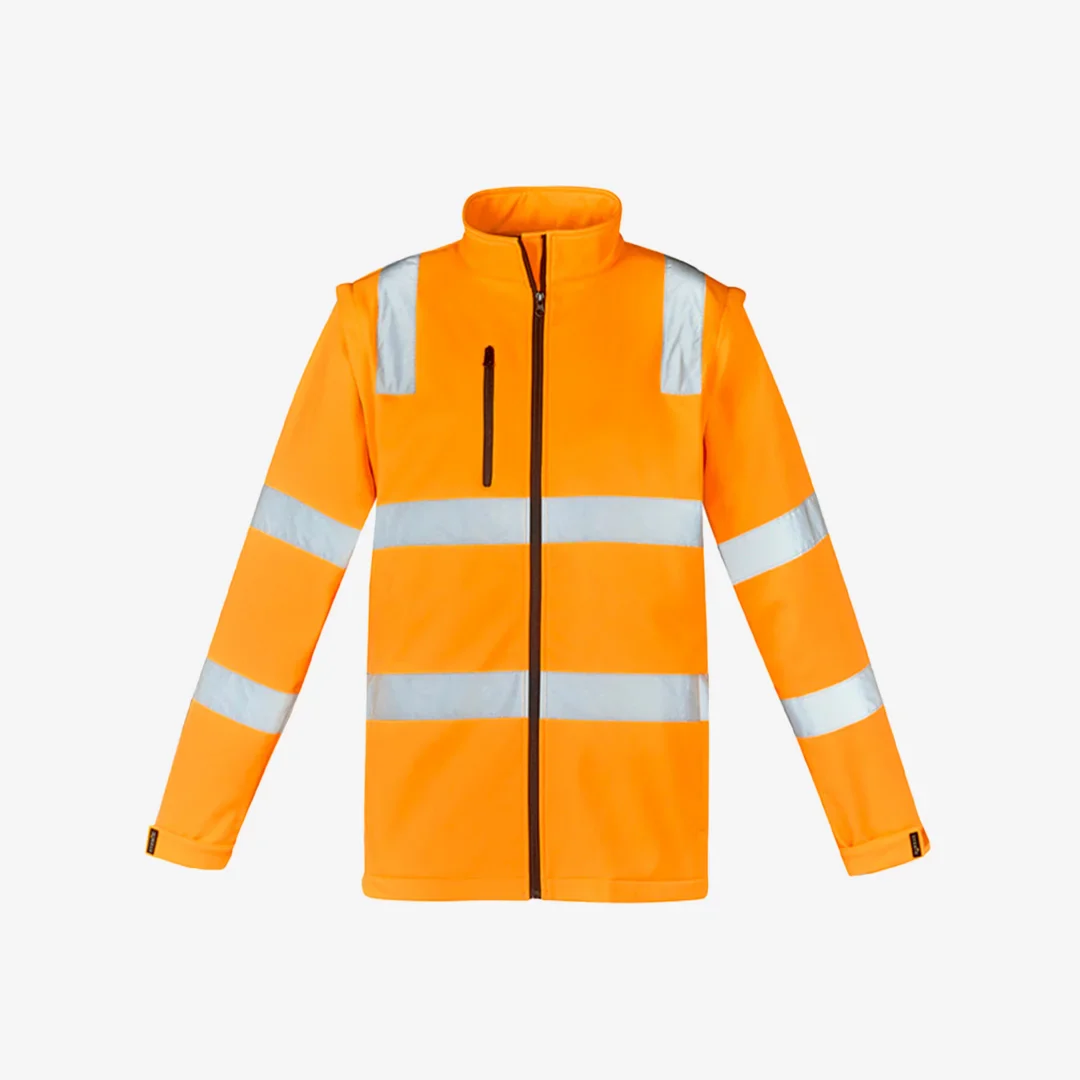 Syzmik Unisex HiVis VIC Rail 2-in-1 Softshell Jacket