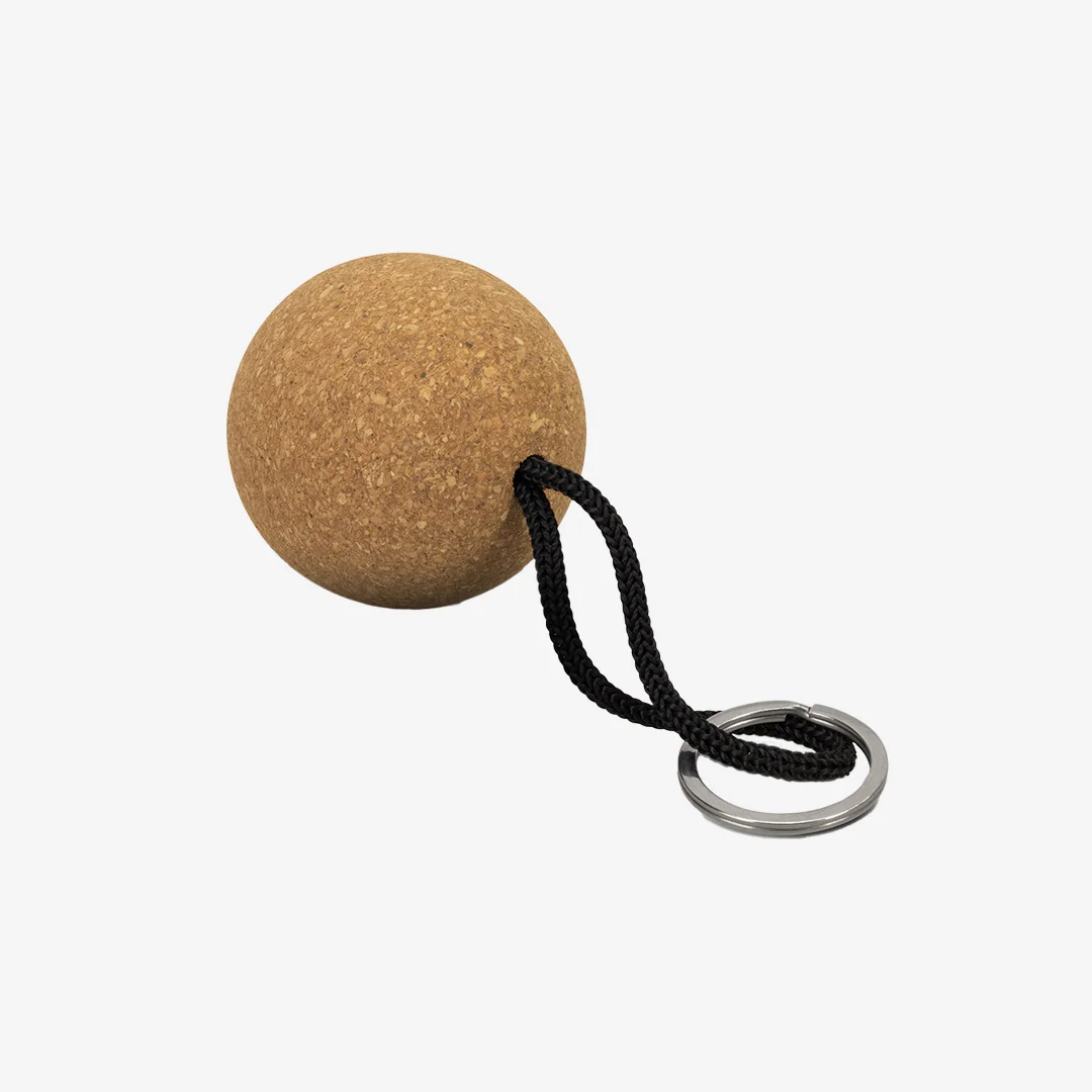 Trends Cork Floating Key Ring - Round
