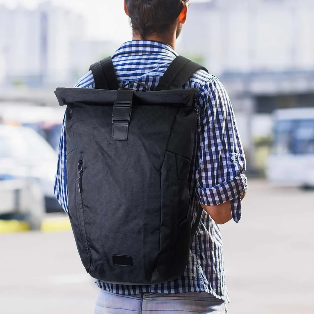 SPICE Waste2Gear 22L Roll Up Computer Backpack - Image 2